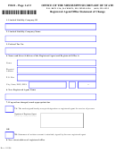 Form F0121 - Registered Agent Or Office Statement Of Change