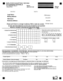 Form Rd-110 - Employer's Quarterly Return Of Earnings Withheld