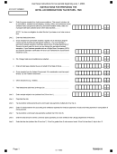 Form 7520 - Instructions For Preparing The Hotel Accomodation Tax Return 2002