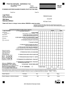 Form Rd-108 - Profits Return - Earning Tax