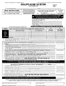 Form R - Wickliffe Income Tax Return Form For The Calendar Year Printable pdf