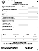 Form Nh-1040-es - Estimated Proprietorship Business Tax