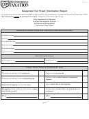 Form Tf 1 - Suspected Tax Fraud Information Report - Ohio Department Of Taxation
