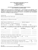 Application Form For Certification For Emplyee Leasing Companies And/or Temporary Help Service Company