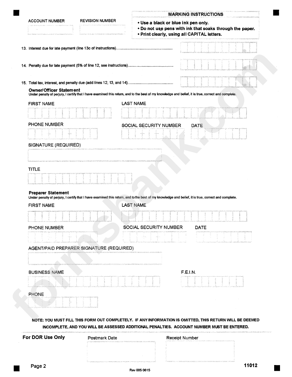 Form Bc-11 - Wheel Tax Form - City Of Chicago