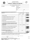 Form L-022 - Monthly Tobacco Tax Return Form Printable pdf