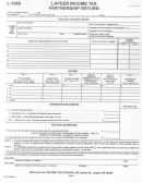 Form L-1065 - Lapeer Income Tax Partnership Return Form Printable pdf