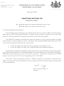 Form Dmf-40 - Liquid Fuels And Fuels Tax 2007 - Commonwealth Of Pennsylvania Department Of Revenue