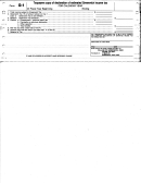 Form D-1 - Taxpayers Copy Of Declaration Of Estimated City Income Tax