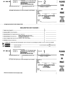 Form Hp-1040-es - Estimated Tax Payment - City Of Highland Park