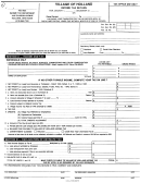 City Income Tax Return Form