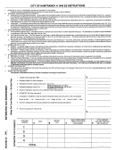 Form H 1040 Es - Estimated Income Tax Voucher - Instructions - City Of Hamtramck