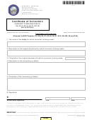Certificate Of Correction Form - Nevada Secretary Of State
