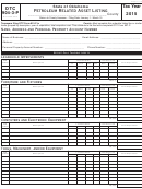 Form Otc 904-3-p - Petroleum Related Asset Listing - 2015