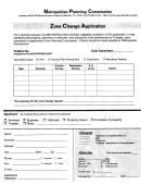 Zone Change Application Form - Tennessee Metropolitan Planning Commission