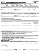 Ca Form 588 - Nonresident Withholding Waiver Request