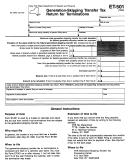 Form Et-501 - Generation-skipping Transfer Tax Return Form For Terminations