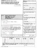 Form Uct-5332 - Domestic Employer's Report Form - 2001
