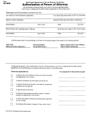 Form Wv-2848 - Authorization Form For Power Of Attorney