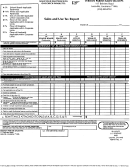 Sales And Use Tax Report Form - Vernon Parish