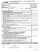 Form J-1120 - Income Tax Corporation Return Form - City Of Jackson - 2001