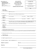 Application For Sales & Use Tax Registration Certificate Template - Plaquemines Parish Sales Tax Division - Louisiana