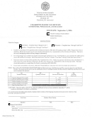 Cigarette Floor Tax Returns Form - Department Of Treasury - New Jersey