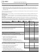 Form 75-imv - Idaho Fuels Tax Refund Worksheet Form - Intrastate Motor Vehicles - Idaho
