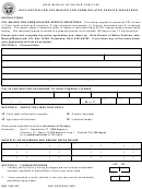 Form Bmv 2380 - Cdl/waiver For Farm Related Service Industries Application - Ohio Bureau Of Motor Vehicles
