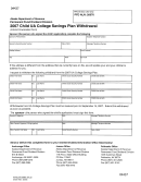 Child Ua College Savings Plan Withdrawal Form - Alaska Department Of Revenue