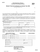 Medical Treatment Verification Form 2006 - Alaska Department Of Revenue
