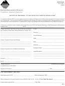 Form Cvr-1 - Notice Of Referral To The Office Of Dispute Resolution - 2000