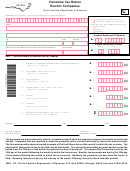 Form Cd-310 - Franchise Tax Return