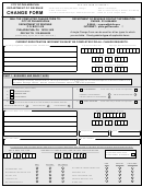 Form 83-e669 - Change Form