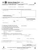 Form 5208c - Business Change, Amended Tax And Wage Report - 2000