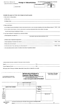 Form Jfs-66112a - Change In Status/address And Reimbursing Employer's Quarterly Payroll Report - Ohio Department Of Job And Family Services