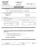Form 1049c-9602 - Claim For Revision License Tax Form - Department Of Finance - State Of Delaware