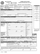 License Application Form Of Transaction Privilege And Use Tax - City Of Prescott, Arizona