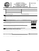 Form Sc1310 - Statement Of Person Claiming Refund Due A Deceased Taxpayer