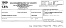 Form 1-es-1999 - Wisconsin Estimated Tax Voucher