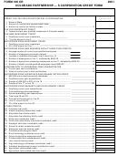 Form 106 Cr - Colorado Partnership - S Corporation Credit Form - 2001