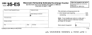 Form 3s-es-1999 - Wisconsin Partnership Estimated Surcharge Voucher