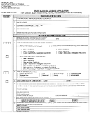 State Alcohol License Application Form - 1991