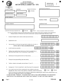 Form 7575 - Motor Vehicle Lessors Tax - City Of Chicago Department Of Revenue - Illinois Printable pdf