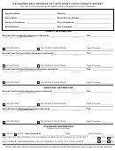 Self-defense Act Applicant Local Agency Report Form - Oklahoma