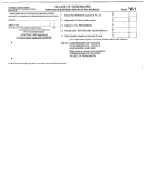 Form W-1 - Employer's Quarterly Return Of Tax Withheld Form - Commissioner Of Taxation - Gibsonburg - Ohio