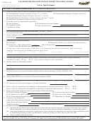 Form 72a300 (5-07) - Tax Registration Application For Motor Fuels License