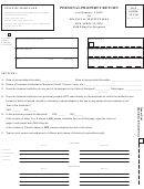 Form At3-28 - Personal Property Return - 2015 Printable pdf