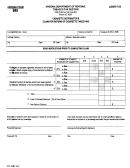 Arizona Form 840 - Cigarette Distributor's Claim For Refund Of Cigarette Taxes Paid - 2000