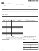 Form Fp-331 - Claim For Refund - Sales And Use Tax December 2001
